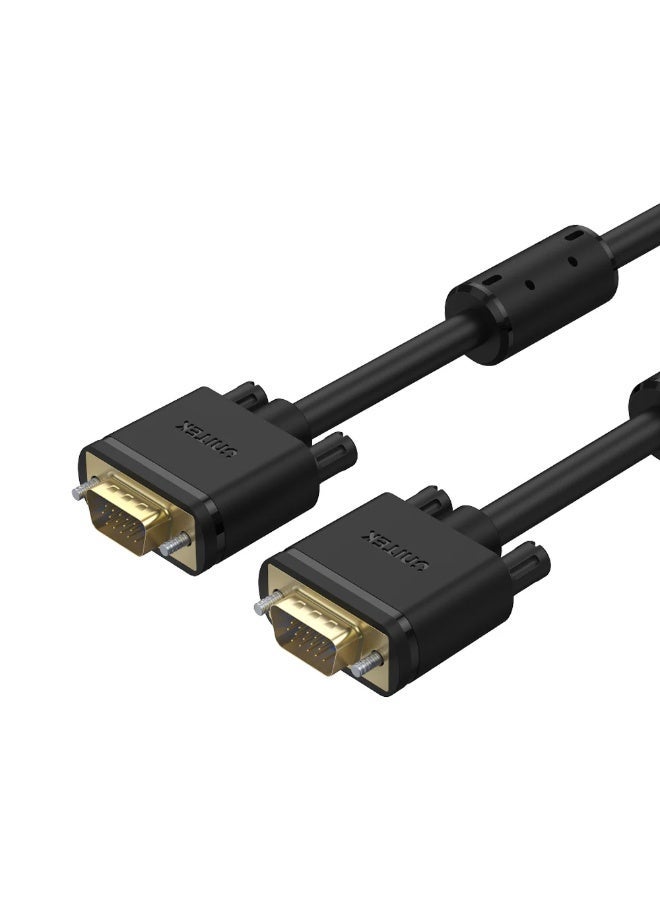 يوني تيك VGA 15-Pin Monitor Cable – 1080P Full HD, Gold-Plated, EMI Shielded - Image 1